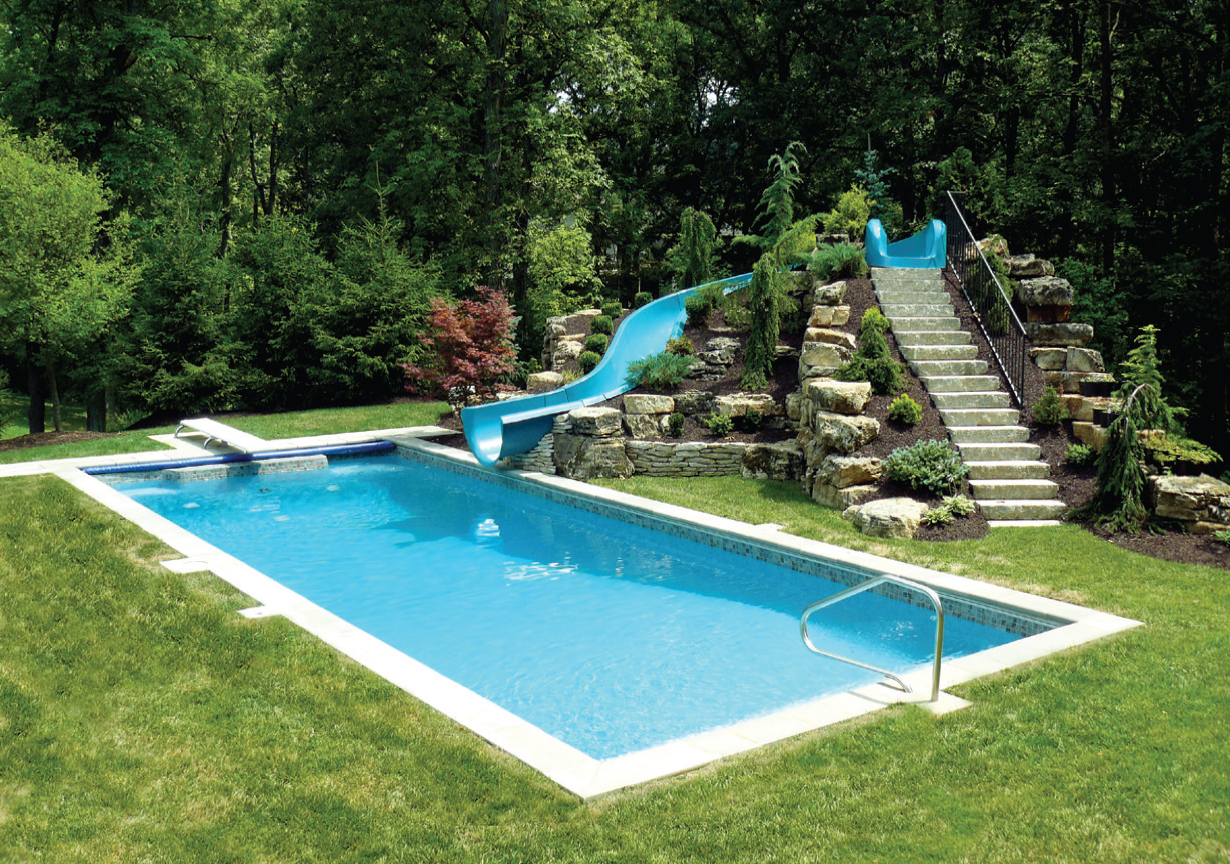 beautiful backyard swimming pools